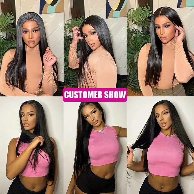 Allove Straight Hair Bundles Bone Straight Human Hair Bundles 30 inch Virgin Hair Bundles Brazilian Weave Human Hair Extensions