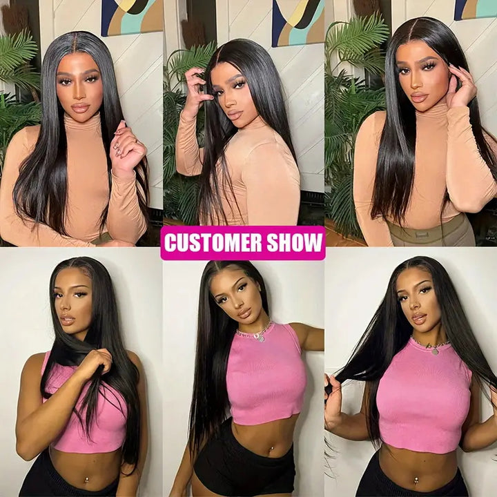 Allove Straight Hair Bundles Bone Straight Human Hair Bundles 30 inch Virgin Hair Bundles Brazilian Weave Human Hair Extensions