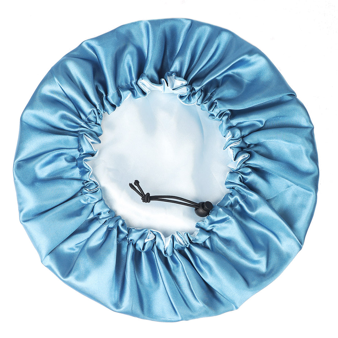 1PCS Satin Night Cap Sleeping Hat Silk Night Cap For Hair For Women - AlloveHair