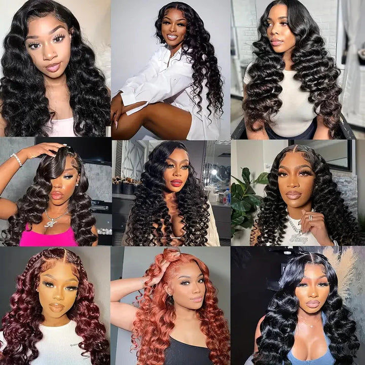 Overnight Shipping  3 Bundles Loose Wave Human Hair Extensions - AlloveHair