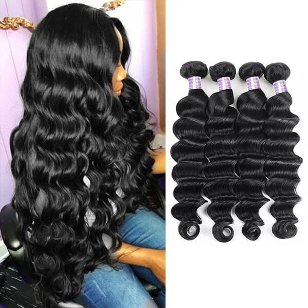 Overnight Shipping Allove Hair Straight Hair/Body Wave/Loose Deep/Deep Wave/Water Wave 4 Bundles - AlloveHair