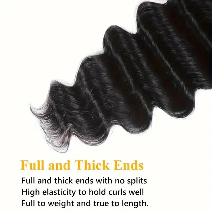 Allove Hair Malaysian Loose Deep Wave 4 Bundles Virgin Human Hair - AlloveHair