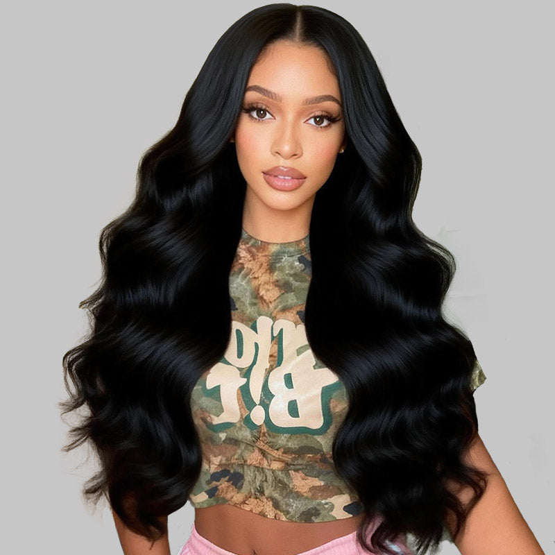 Allove 15A Raw Brazilian Body Wave Hair 3 Bundles With 2x6 Lace Closure Human Hair Bundles With Closure - AlloveHair