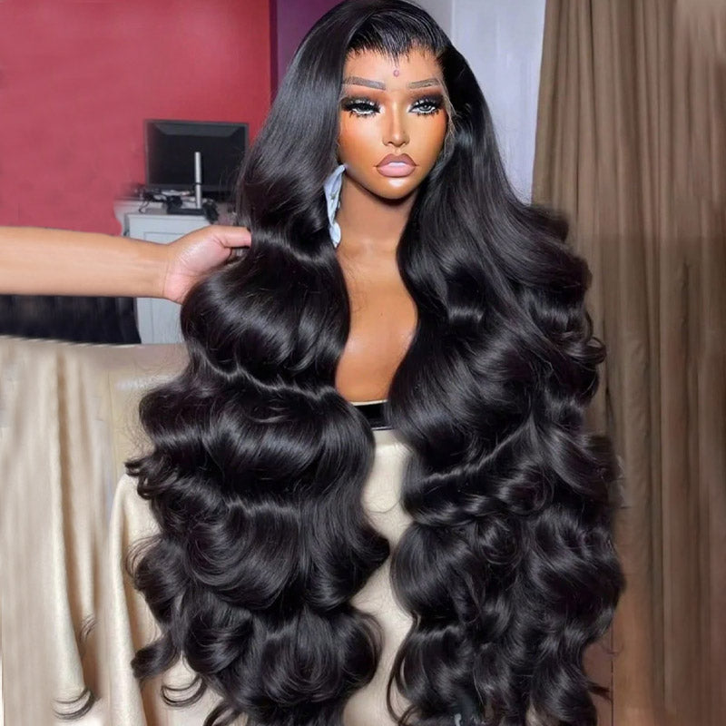 【THIN LACE】Skinlike Real HD Lace Wigs Pre-Bleached Knots 13x6 Body Wave Lace Frontal Wigs - AlloveHair