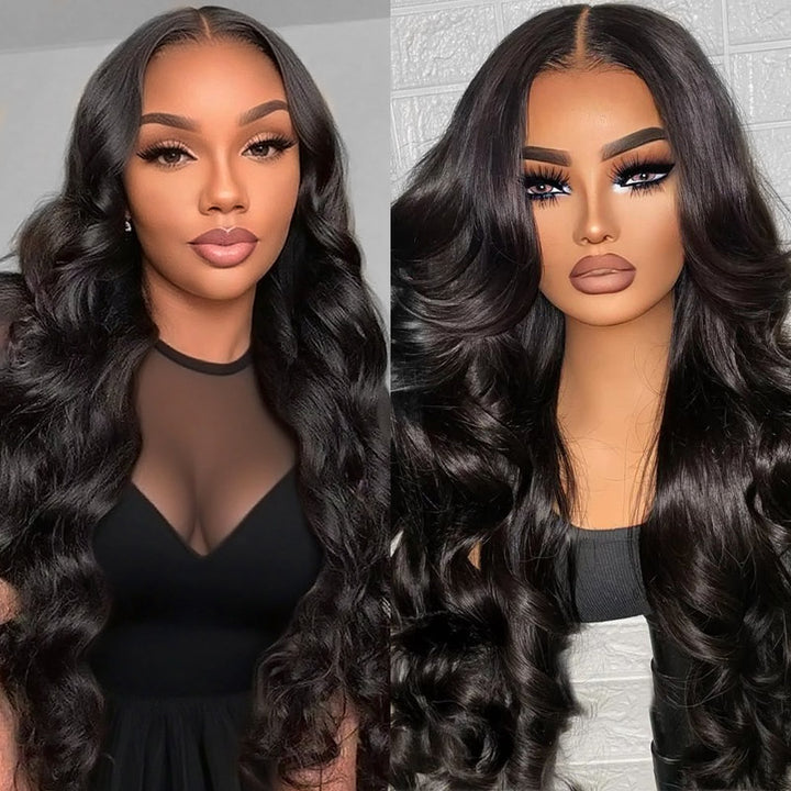 4x4 Body Wave Lace Front Wigs Pre Plucked with Baby Hair Glueless Human Hair Wigs - AlloveHair