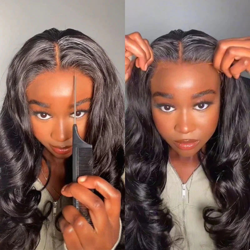 [Allove Bogo Free] 13x6 HD Lace Frontal Human Hair Wigs Pre Plucked Glueless Pre Cut Lace Wigs For Women - AlloveHair