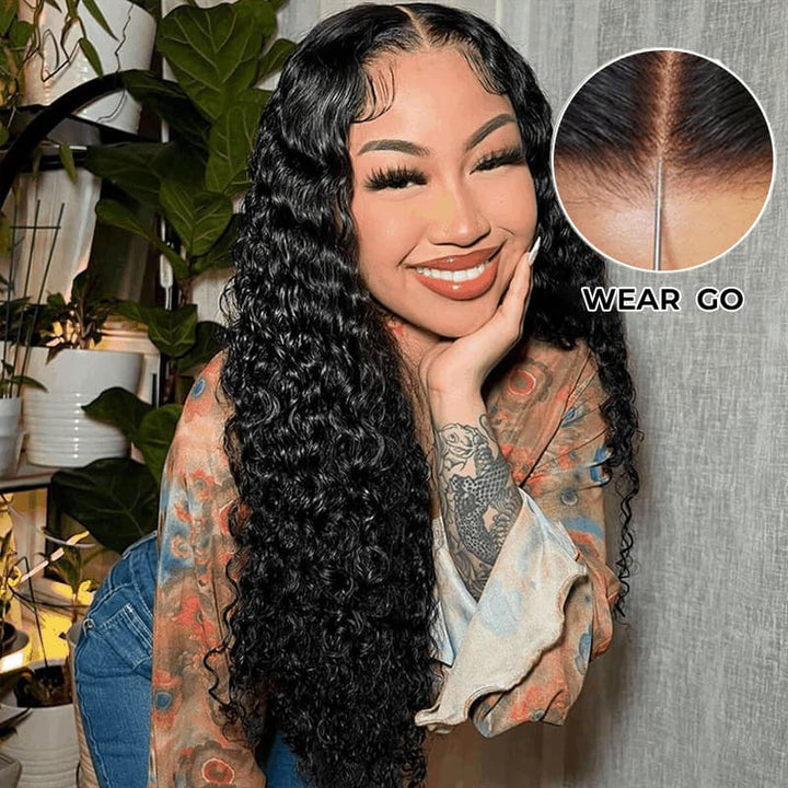 Allove Hair 30 Inch Long 13x4/13x6 HD Lace Frontal Wigs Pre-Plucked Natural Hairline Ready To Wear Human Hair Wig
