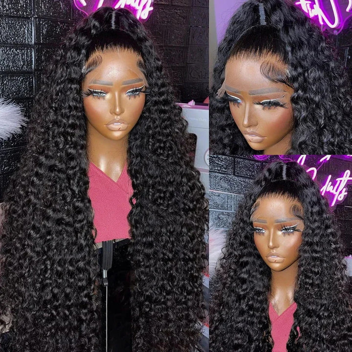 [Allove Bogo Free] 13x6 HD Lace Frontal Human Hair Wigs Pre Plucked Glueless Pre Cut Lace Wigs For Women