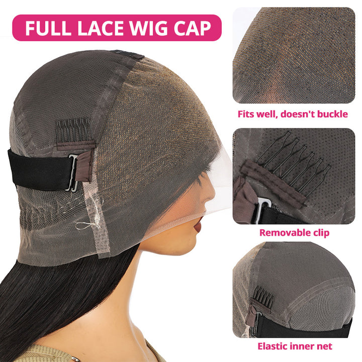 Loose Deep Wave Full Lace Wig | Free Parting Anywhere | 100% Human Hair | No Tangles - AlloveHair
