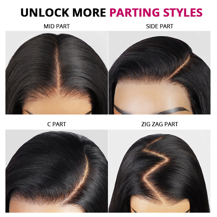 300% Density Curly Hair Glueless 13x4 Full Lace Front Wigs Super Double Drawn Virgin Human Hair - AlloveHair