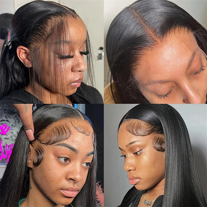 Ultimate 13x4 HD Lace Front Wig | Silky Straight Human Hair | Adjustable Straps | Natural Looking - AlloveHair