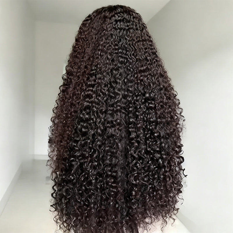 30 32 Inch 300% Density Luxury Custom Wigs Glueless 13x4 13x6 Full Lace Front Curly Wigs Virgin Human Hair Transparent HD Lace Front Wig - AlloveHair