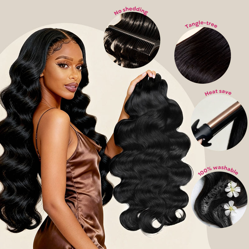 30 Inch Long 15A Raw Hair Bundles 4 Pcs/Pack Body Wave Virgin Hair Extensions - AlloveHair