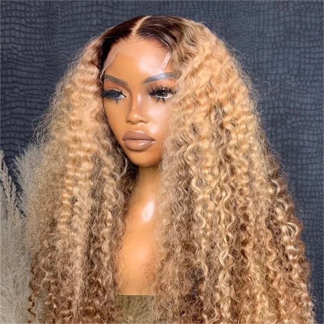 [ Lowest Price - No Code Needed] T1B/27 Ombre Human Hair Wigs For Black Women - AlloveHair