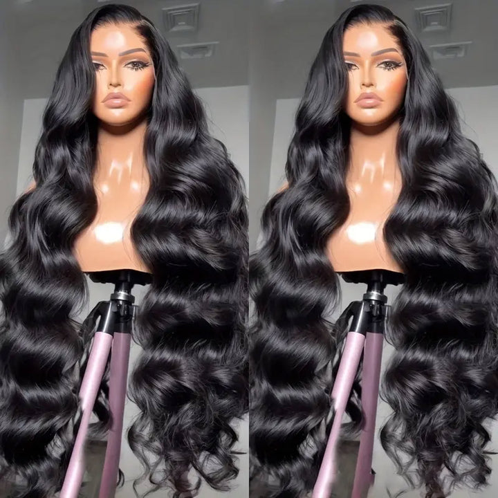 [30'' = $165.99 - No Code Needed] 13x6 Body Wave HD Lace Front Virgin Human Hair Wig 180% Density - AlloveHair