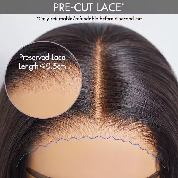 Kinky Curly 13x4 Full Lace Frontal Wig 100% Virgin Human Hair with Elastic Drawstring - AlloveHair