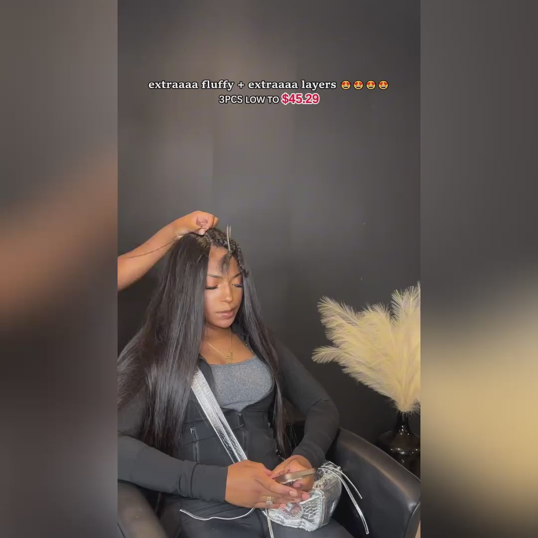[Ship From US] Allove Hair Brazilian Body Wave 3 Bundles Virgin Human Hair