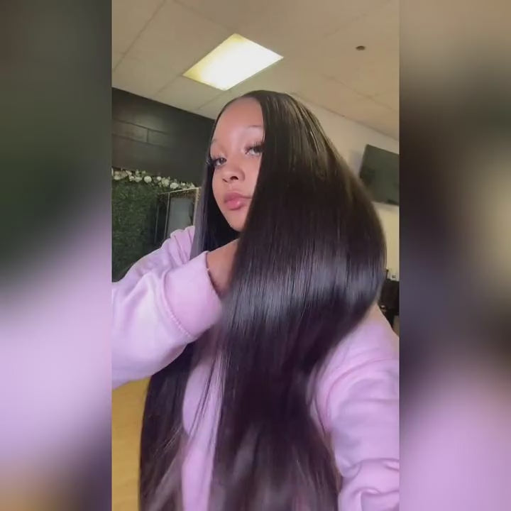 [Ship From US] Allove Brazilian 3 Bundles Straight Virgin Human Hair Extensions