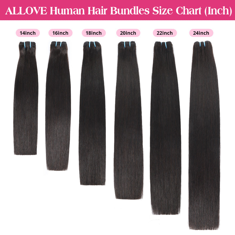 100A Super Double Drawn Straight Hair Bundles Full to Ends 100% Unprocessed Vietnamese Hair - AlloveHair
