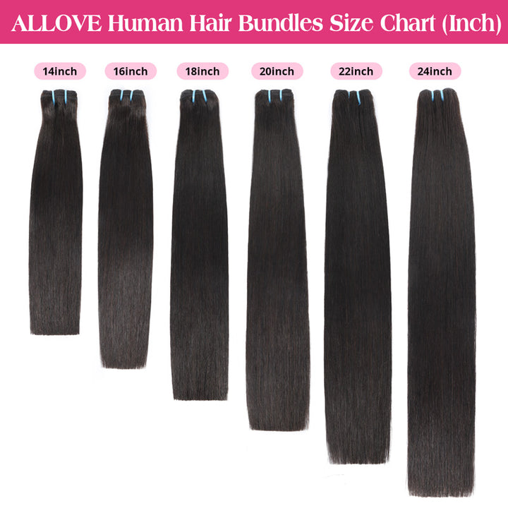 100A Super Double Drawn Straight Hair Bundles Full to Ends 100% Unprocessed Vietnamese Hair - AlloveHair