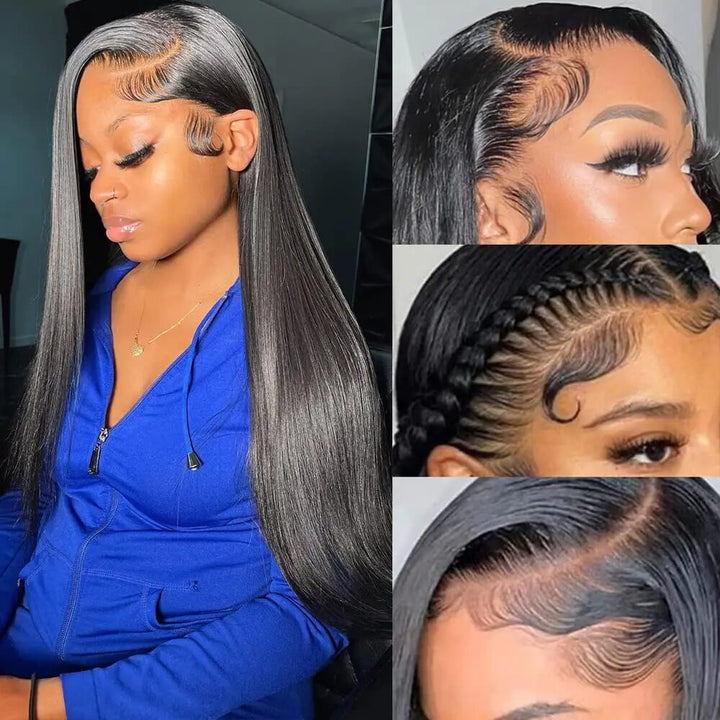 [Allove Bogo Free] 13x4 HD Lace Front Wear To Go Wig Pre Plucked Glueless Human Hair Wigs For Women