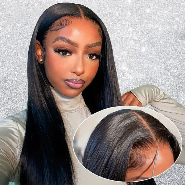 [50% OFF - No Code Needed] 30''= $189 Pre Cut & Pre Plucked & Bleached Knots Ready To Wear 13*4 Lace Front Long Wigs 180% Density - AlloveHair
