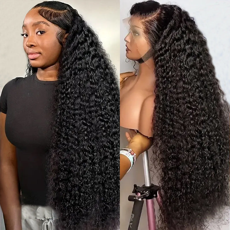 [13*4 Full Lace Front Wigs] Water Wave Human Hair Wigs Pre Plucked With Baby Hair - AlloveHair