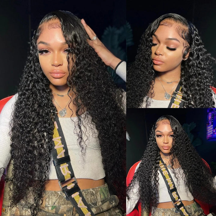 [Allove Bogo Free] 13x6 HD Lace Frontal Human Hair Wigs Pre Plucked Glueless Pre Cut Lace Wigs For Women