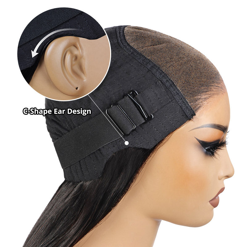 [50% OFF - No Code Needed] $89.99 for 22'' 5x5 Ready to Wear Straight Hair Lace Front Wigs 180% Density - AlloveHair