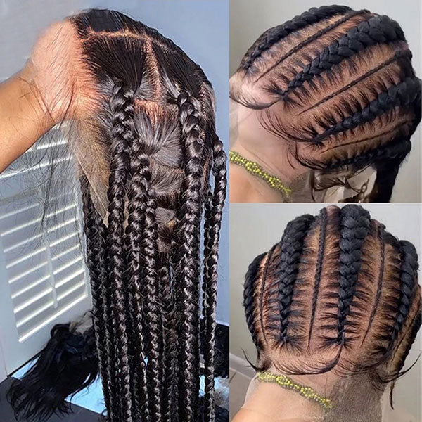 Full Lace Human Hair Wigs HD Transparent Lace Frontal Wig Straight Lace Front Wig For Black Women