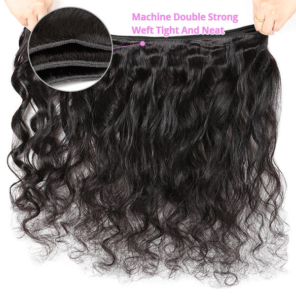 Allove Hair Peruvian Loose Wave 3 Bundle Deals Virgin Human Hair Weave - AlloveHair