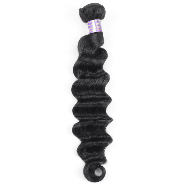 Allove Hair brings you the finest loose deep wave bundles, perfect for your sew-in styles. Made from virgin human hair, these bundles offer exceptional quality and natural bounce.