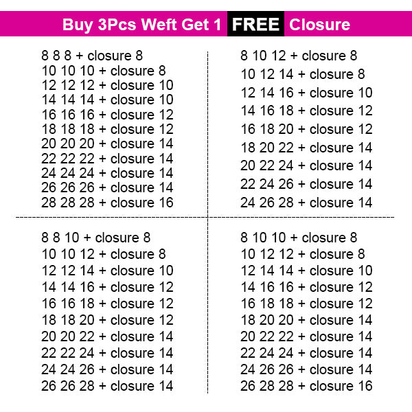Allove Hair Buy 3 Bundles Kinky Curly Hair Get 1 Free Lace Closure - AlloveHair